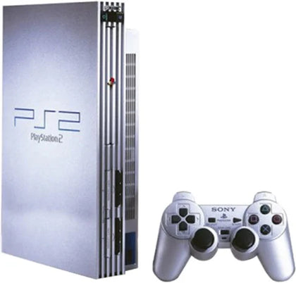 Playstation 2 Console, Silver  1 x controller 1 x memory card, power supply and tv leads. ***Unboxed***