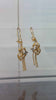 916 22K YELLOW GOLD, BALI DROP EARING, HOOK LOCK, 4.07G, BOXED, PRE OWNED