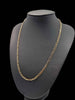 9ct Yellow Gold 3-in-1 Figaro Chain Necklace - 7.04 Grams - 18" Long