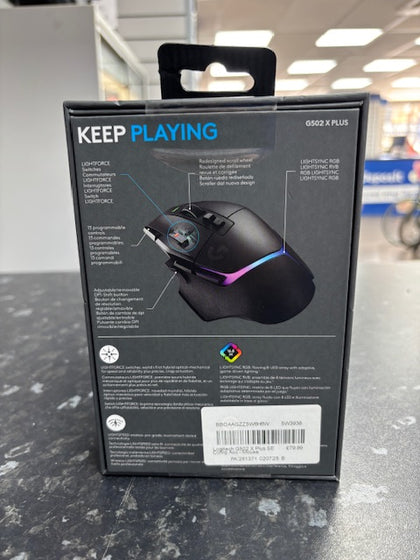 Logitech - G502 x Plus Wireless Gaming Mouse - Black