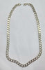 Silver Curb Chain 21.5 "