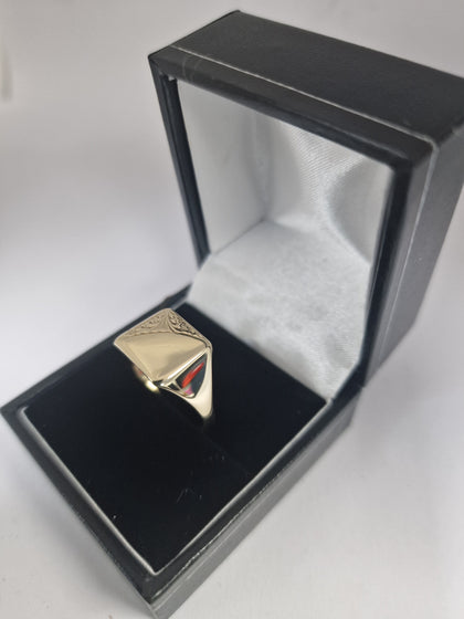 Gold Ring 375 9ct 2.3G Size W