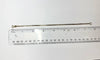 9ct yellow gold box chain bracelet 7.5"