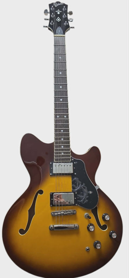 ** Sale ** Revelation RT 45 Tobacco Sunburst Jazz Guitar