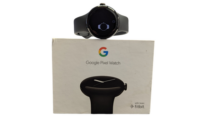 Google Pixel Watch Matte Black Case/Obsidian Active Band **Boxed**