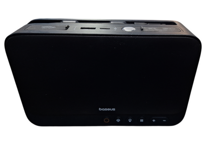 BASEUS 4 IN 1 JUMP STARTER, LED LIGHTING, 600A PORTABLE CAR BATTERY CHARGER/ POWERBANK/ TYRE INFLATOR