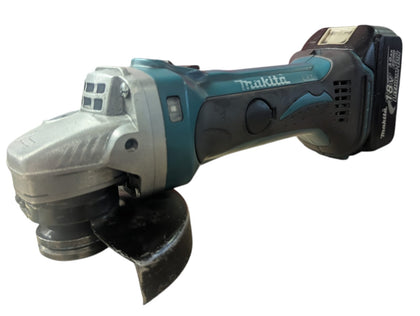 Makita DGA452 18V Cordless Li Ion Angle Grinder + one battery