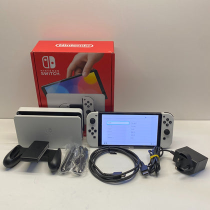 Nintendo Switch OLED Console in White 64GB Boxed