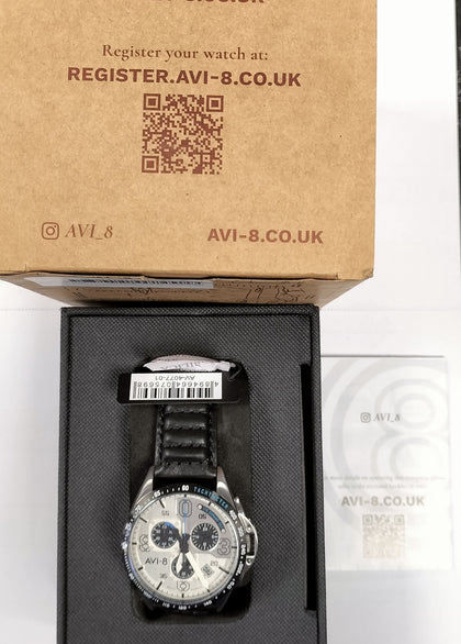 AVI-8 Men's P-51 Mustang Blakeslee Chronograph Watch AV-4077-01..