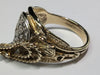 9CT GOLD SADDLE RING SIZE Q 1/2 6.91G PRESTON STORE