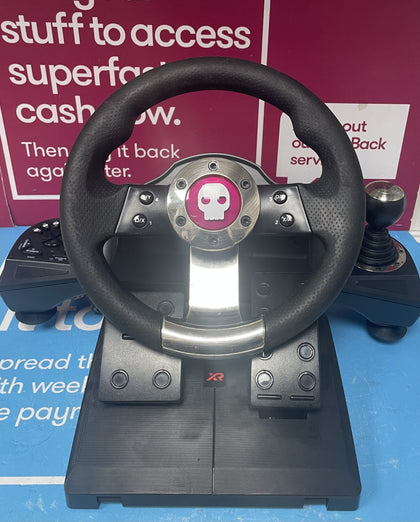 Numskull Next-gen Pro Racing Wheel With Pedals And Shifter.