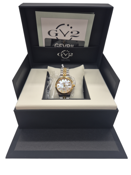 Gv2 - Naples Silver Dial 12404 Two Tone Swiss Quartz Watch