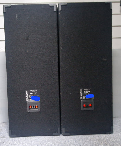 SKYTEC 600W SPEAKER BLACK AND BLUE