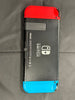 nintendo switch console blue and red joycons no charger