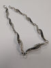 9ct white gold diamond bracelet