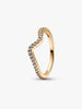 Sparkling Wave Ring Size 58 *Collection Only*
