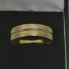 Hallmarked ,Mens 14ct gold ring (585) size X-3.97 grams