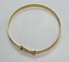 9ct Gold Baby Bangle Patterned