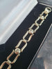 9ct Yellow Gold Bracelet- 7" - 12.58g