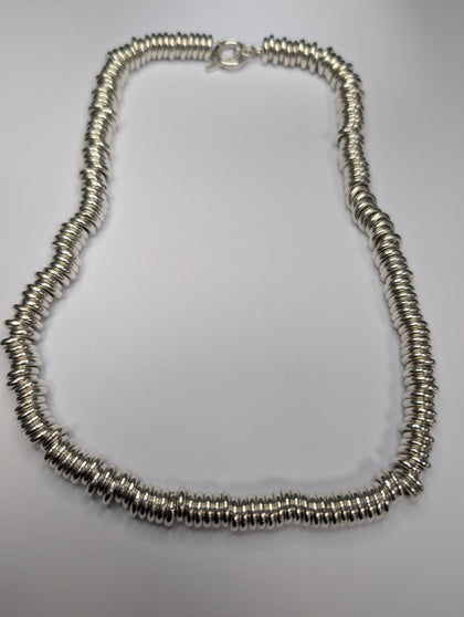 Silver multi circle chain
