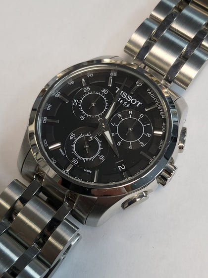 Tissot Couturier Chronograph 41mm Mens Watch Black MPN: T0356171105100