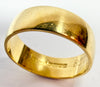 22ct Yellow Gold Wedding Band Ring Size N 1/2