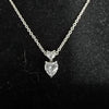 925 Ale Pandora Necklace 3.1G 2 HEART PENDANT