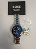Gents Hugo Boss Steel Watch Blue Face Boxed