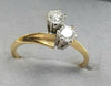 18ct Gold Diamond Ring (approx 0.40ct) Size L 1/2