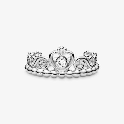 Pandora Princess Tiara Crown Ring Size-O