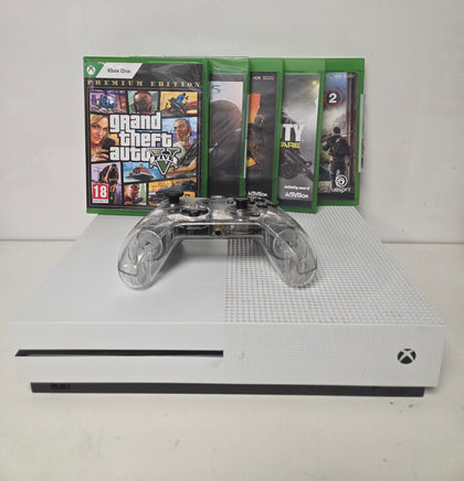 Xbox One S 1Tb with 5 Games Package (wired Controller)