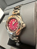 Tag Aquaracer Professional 200 Date 30mm Red Diamond Dial Automatic Watch WBP2414