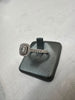 14ct White Gold Multi Clear Gem Ring - Size T