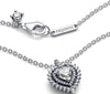 Necklace Pandora Sparkling Heart Halo Pendant