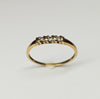 9ct Gold and Diamond Ring Size V