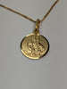 9ct Gold St Christopher Pendant & Chain