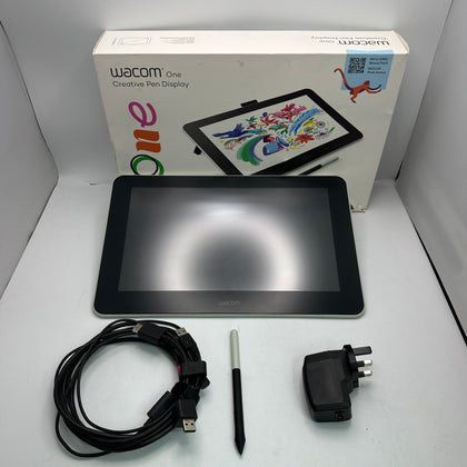 Wacom One Creative Pen Display Drawing Tablet 13.3