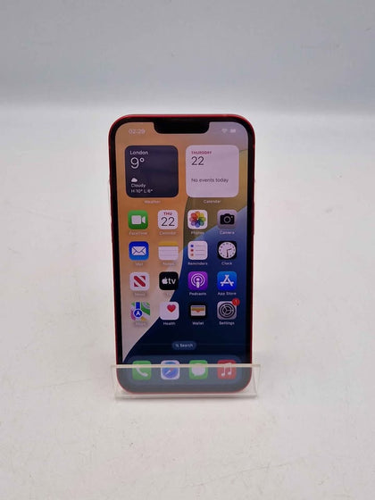 Apple iPhone 13 Mobile Phone - 128GB SSD - Product Red - Open Unlocked - Unboxed (95% Batt)