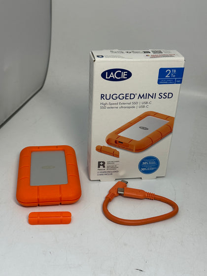 LaCie external solid state drive 2 TB USB Type-C USB 3 RUGGED MINI
