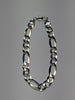 Brand New Silver Figaro Bracelet