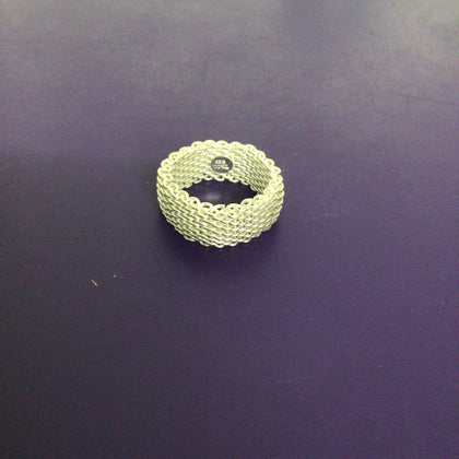 Tiffany & Co Mesh Silver Ring