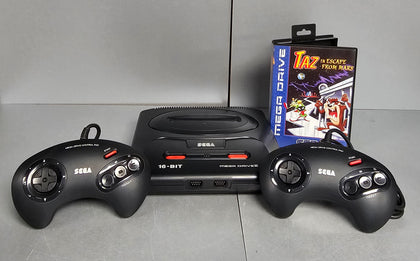 Sega Mega Drive II Console + 2 Pads & Taz in Escape from Mars