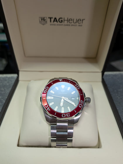 Gents Tag Heuer Aqua racer Watch Boxed With Additional Links