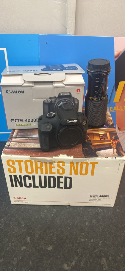 CANON EOS 4000D CAMERA LEIGH STORE.