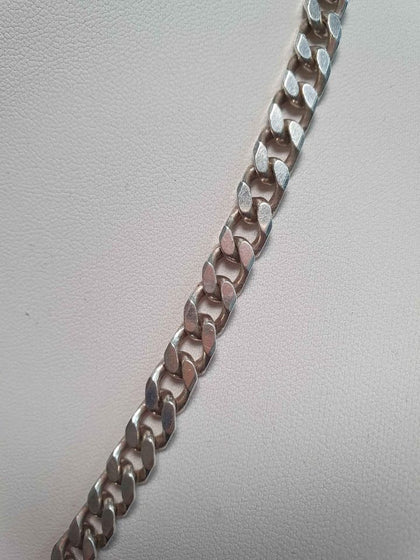 Silver (925) Narrow Curb Chain  20