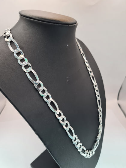BRAND NEW SILVER CHAIN FIG, 925, WEIGHT 69.77 LENGHT 22