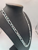 BRAND NEW SILVER CHAIN FIG, 925, WEIGHT 69.77 LENGHT 22"