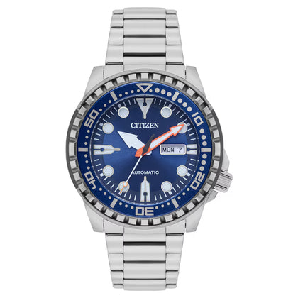 Citizen Automatic Men's Watch blue NH8381-63L Full Set Divers Watch