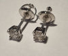 18ct white gold diamond earrings
