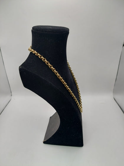 9k Gold belcher chain 18